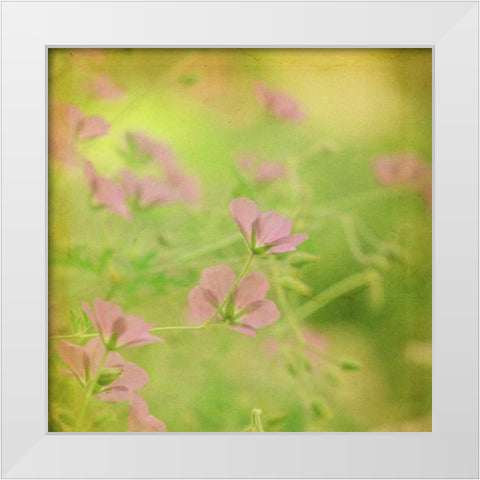 Waiting on Purple IX White Modern Wood Framed Art Print by Jorgensen, Jennifer