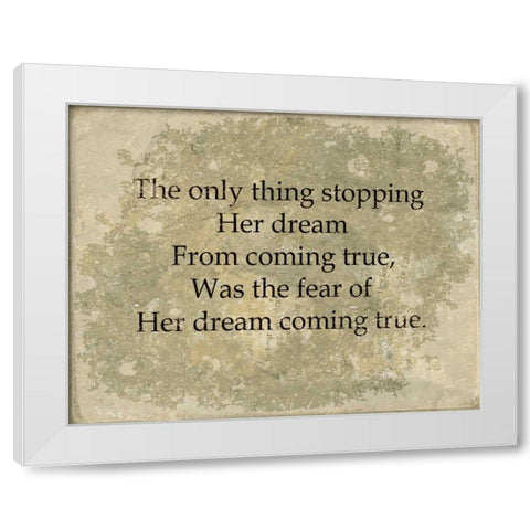 She VI White Modern Wood Framed Art Print by Jorgensen, Jennifer