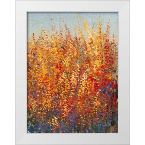 High Desert Blossoms I White Modern Wood Framed Art Print by OToole, Tim