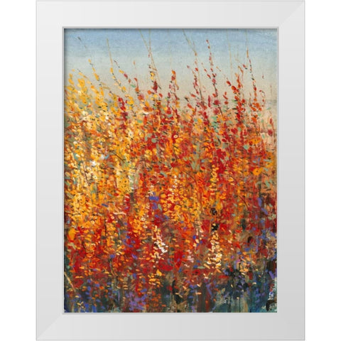 High Desert Blossoms II White Modern Wood Framed Art Print by OToole, Tim