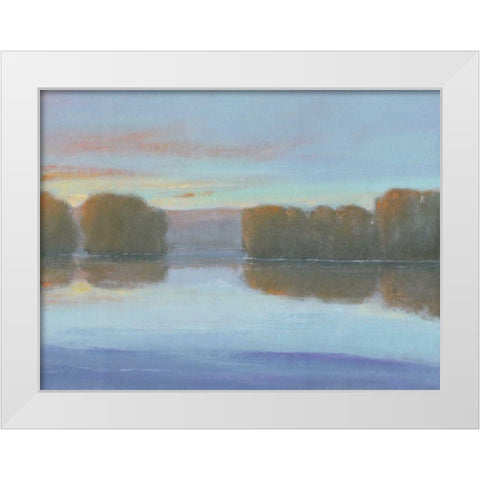 Crystal River I White Modern Wood Framed Art Print by OToole, Tim