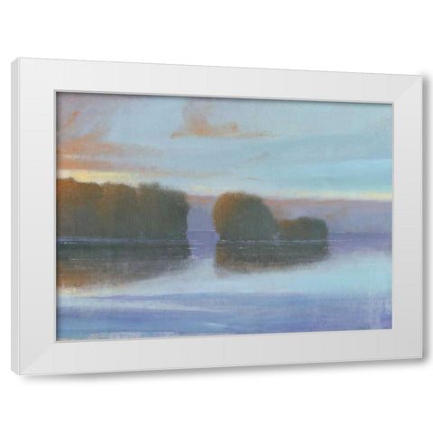 Crystal River II White Modern Wood Framed Art Print by OToole, Tim