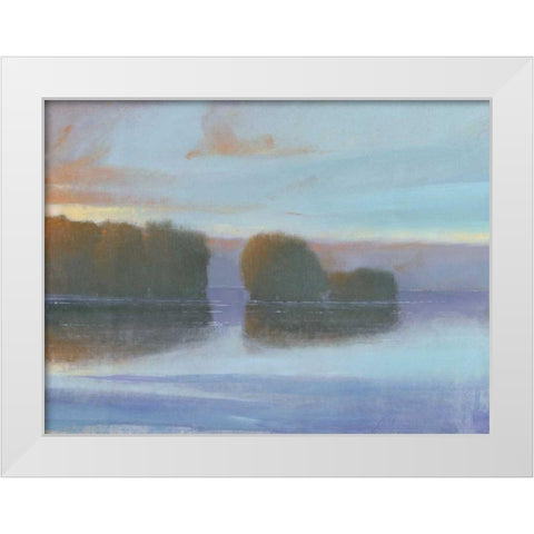 Crystal River II White Modern Wood Framed Art Print by OToole, Tim