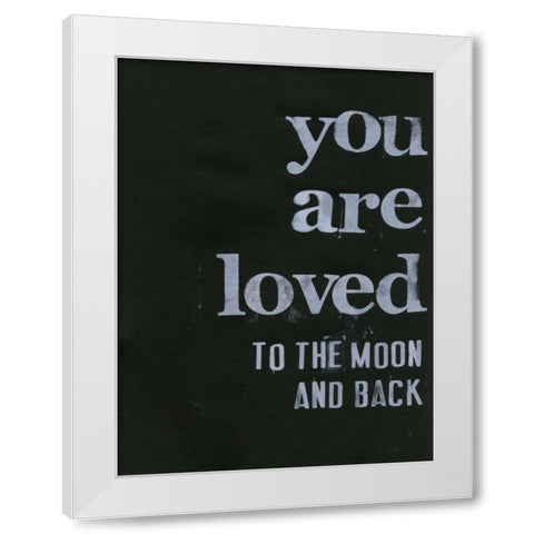 When I Saw You... V White Modern Wood Framed Art Print by Velasquez, Deborah