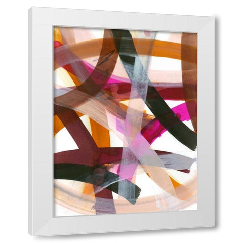 Infinite Path II White Modern Wood Framed Art Print by Fuchs, Jodi