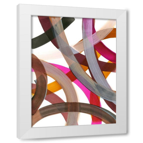 Infinite Path III White Modern Wood Framed Art Print by Fuchs, Jodi