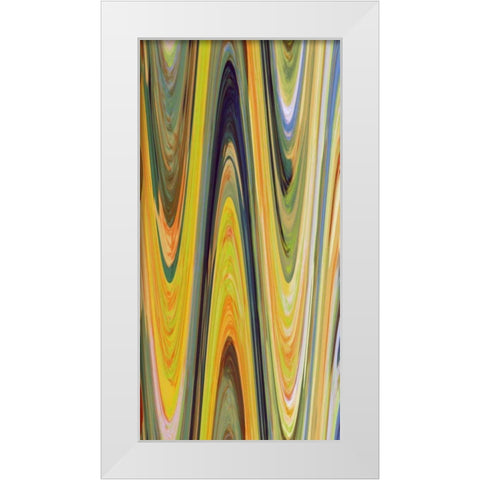 Transition I White Modern Wood Framed Art Print by Mountain, Ricki