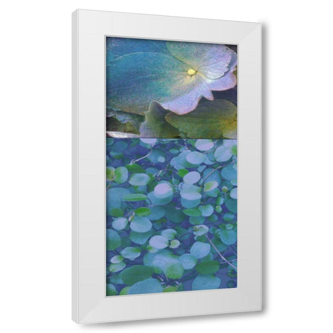 Hydrangea Mix I White Modern Wood Framed Art Print by Mountain, Ricki