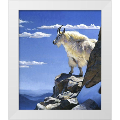 Rocky Mountain High White Modern Wood Framed Art Print by Chapman, Julie T.