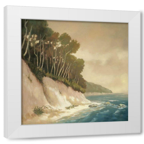 High Tide II White Modern Wood Framed Art Print by Reynolds, Graham
