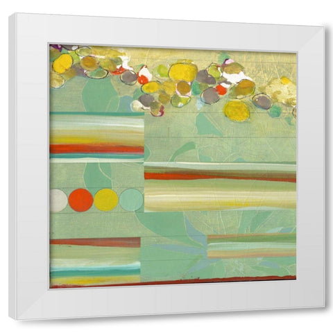 Orchestrate I White Modern Wood Framed Art Print by Fuchs, Jodi