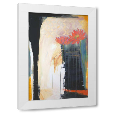 Billboard For Love I White Modern Wood Framed Art Print by Fuchs, Jodi