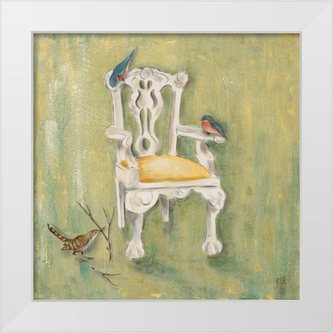 Parlor Tricks II White Modern Wood Framed Art Print by Reynolds, Jade