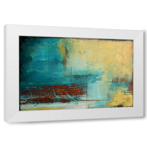 Distant Limit White Modern Wood Framed Art Print by Ashley, Erin