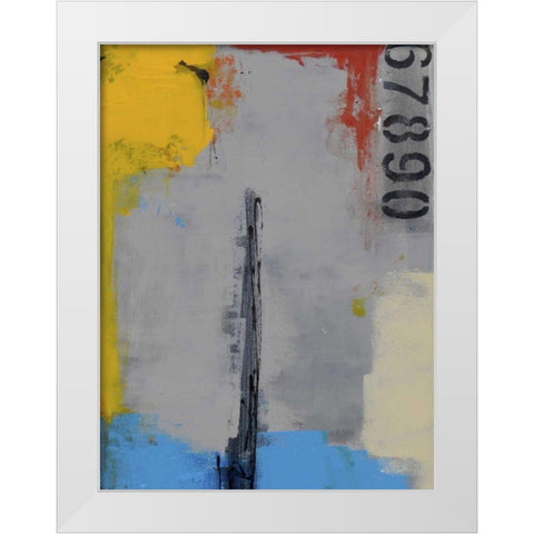 Thats a Wrap II White Modern Wood Framed Art Print by Ashley, Erin