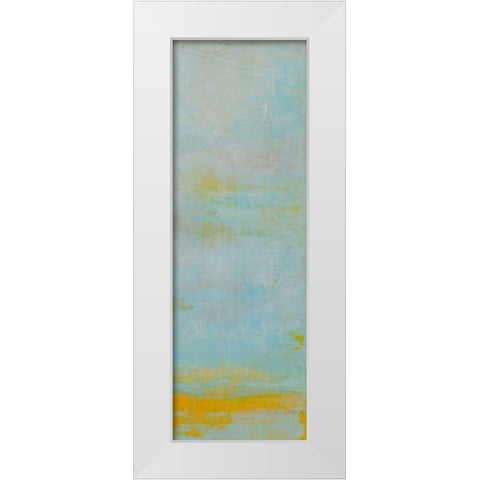 New Horizon II White Modern Wood Framed Art Print by Ashley, Erin