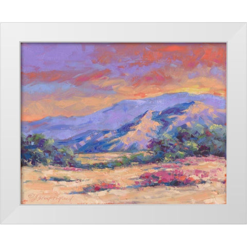 Desert Dessert White Modern Wood Framed Art Print by Pollard, Julie G.