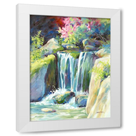 Crystal Creek White Modern Wood Framed Art Print by Pollard, Julie G.