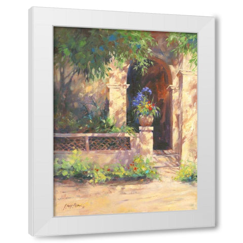 Il Portal White Modern Wood Framed Art Print by Pollard, Julie G.