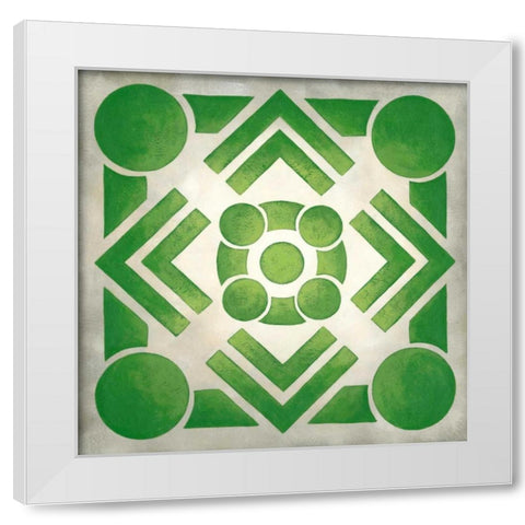 Classical Garden I White Modern Wood Framed Art Print by Zarris, Chariklia