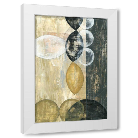 Half Moon I White Modern Wood Framed Art Print by Goldberger, Jennifer