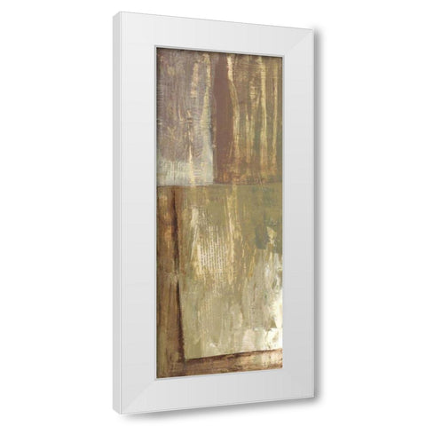 Rustic Earth II White Modern Wood Framed Art Print by Goldberger, Jennifer