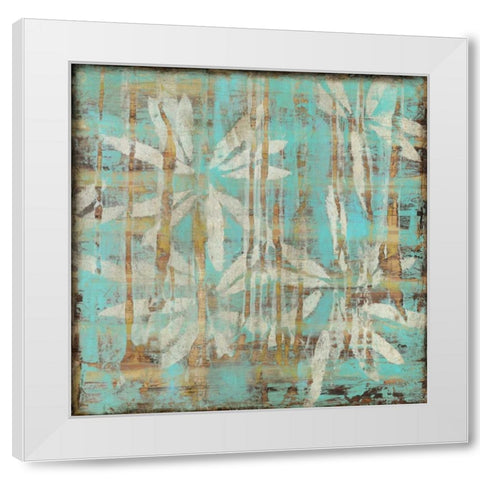 Over-under I White Modern Wood Framed Art Print by Goldberger, Jennifer