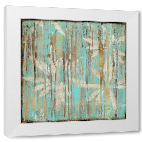 Over-under II White Modern Wood Framed Art Print by Goldberger, Jennifer