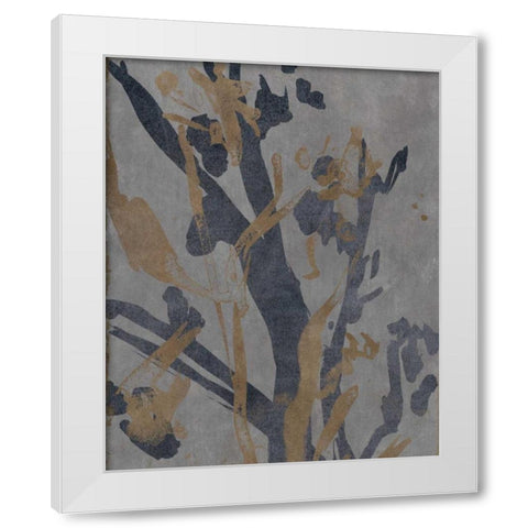 Traces I White Modern Wood Framed Art Print by Archie, Kate