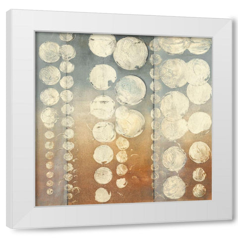 Rain I White Modern Wood Framed Art Print by Goldberger, Jennifer