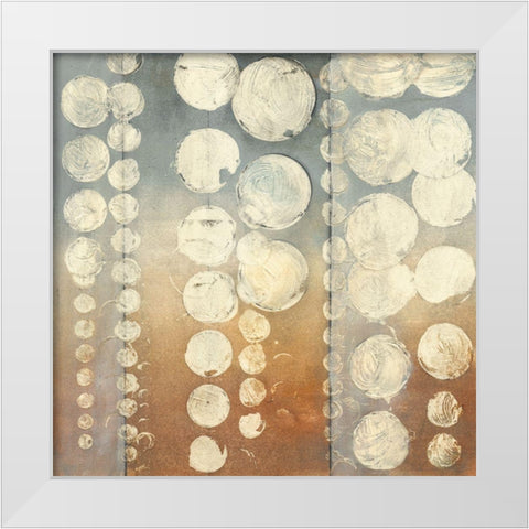 Rain I White Modern Wood Framed Art Print by Goldberger, Jennifer
