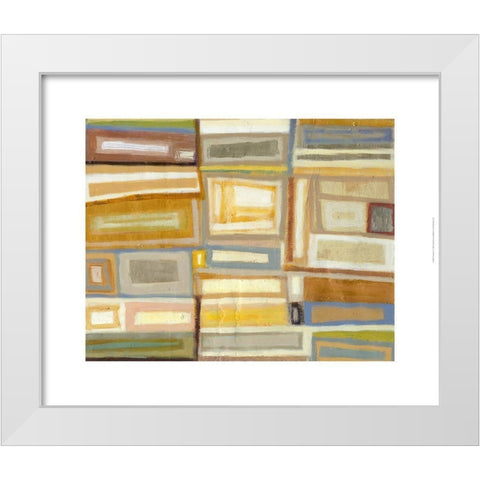 Prosperity I White Modern Wood Framed Art Print by Wyatt Jr., Norman