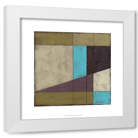 Geometric Sketch II White Modern Wood Framed Art Print by Goldberger, Jennifer