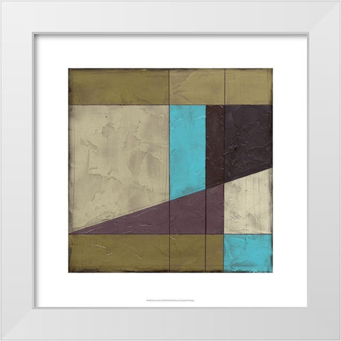 Geometric Sketch II White Modern Wood Framed Art Print by Goldberger, Jennifer