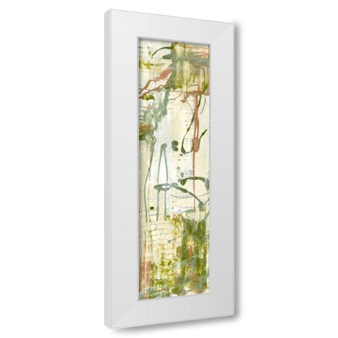 Fluid Motion I White Modern Wood Framed Art Print by Goldberger, Jennifer