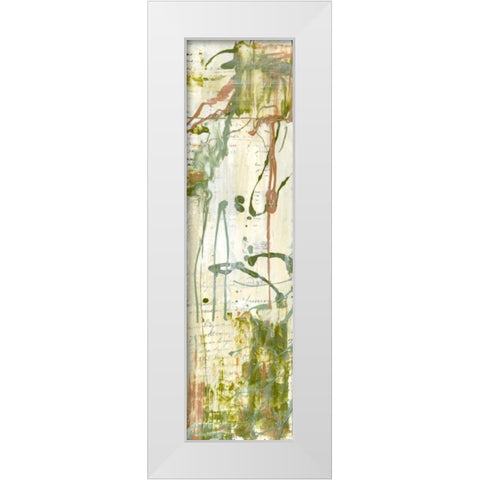 Fluid Motion I White Modern Wood Framed Art Print by Goldberger, Jennifer