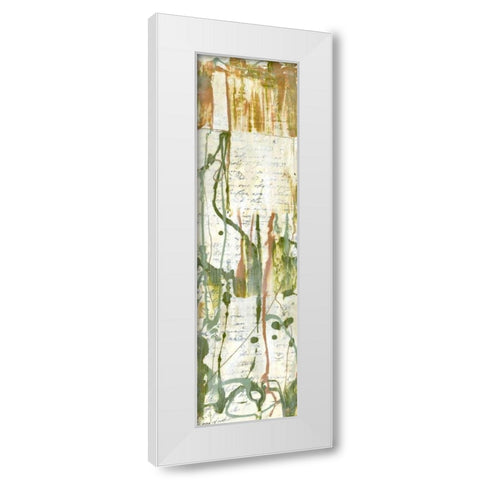 Fluid Motion III White Modern Wood Framed Art Print by Goldberger, Jennifer