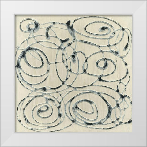 Modern Relief II White Modern Wood Framed Art Print by Holland, Julie