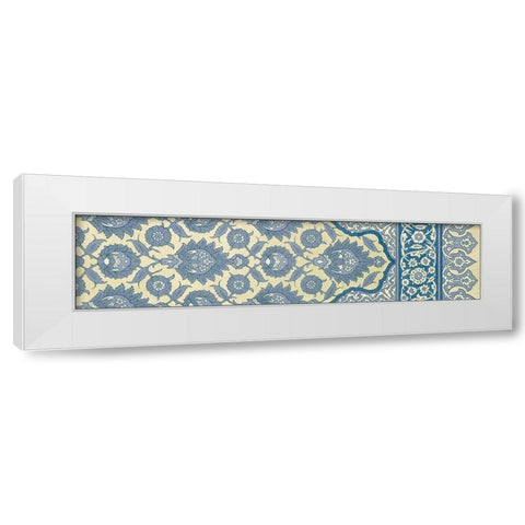Panel Arabesque II White Modern Wood Framed Art Print by Vision Studio