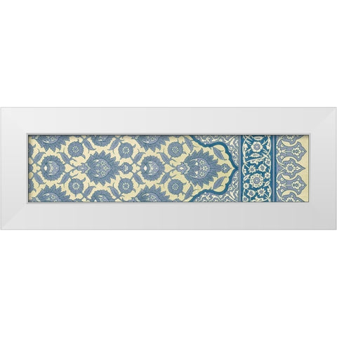 Panel Arabesque II White Modern Wood Framed Art Print by Vision Studio