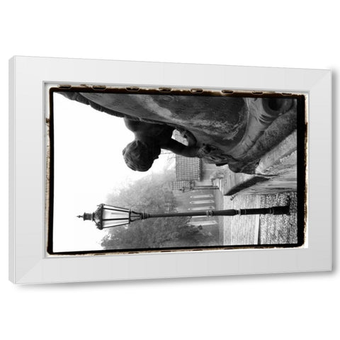 Glimpses of Prague I White Modern Wood Framed Art Print by DeNardo, Laura
