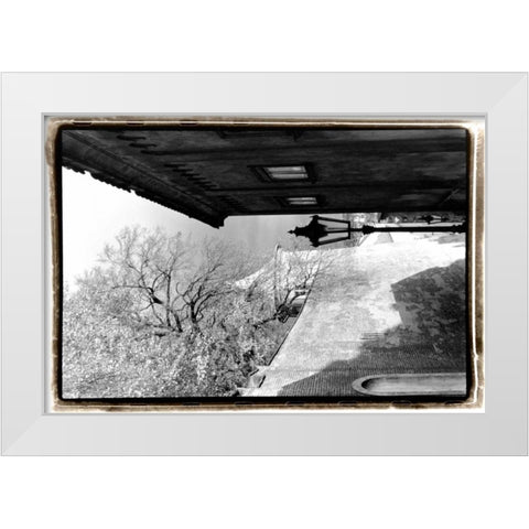 Glimpses of Prague II White Modern Wood Framed Art Print by DeNardo, Laura