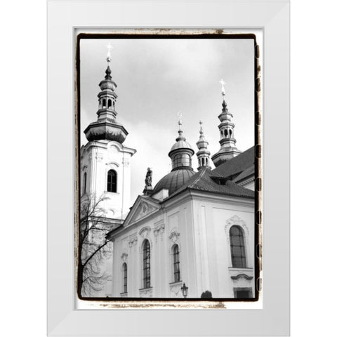 Splendors of Prague II White Modern Wood Framed Art Print by DeNardo, Laura