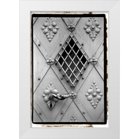 Distinguished Doors I White Modern Wood Framed Art Print by DeNardo, Laura