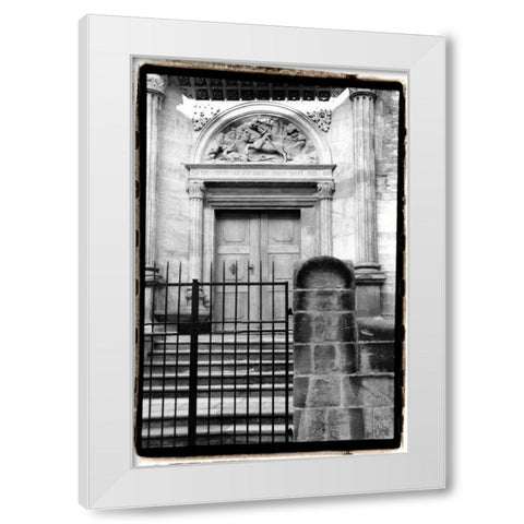 Prague Passageway II White Modern Wood Framed Art Print by DeNardo, Laura