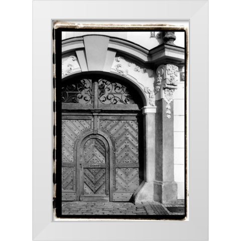 Prague Passageway III White Modern Wood Framed Art Print by DeNardo, Laura