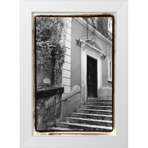 Passing through Prague I White Modern Wood Framed Art Print by DeNardo, Laura