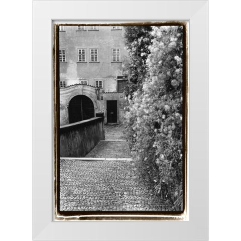 Passing through Prague II White Modern Wood Framed Art Print by DeNardo, Laura