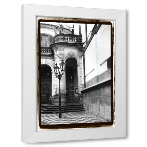 Passing through Prague III White Modern Wood Framed Art Print by DeNardo, Laura