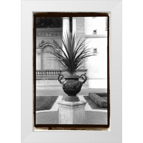 Royal Urn I White Modern Wood Framed Art Print by DeNardo, Laura